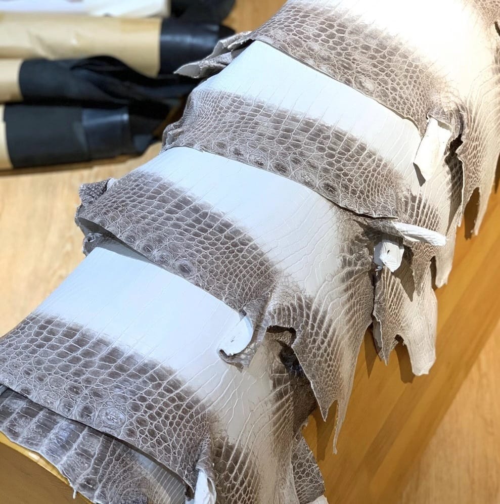 Hermès Himalaya Premium-Grade Crocodile Leather